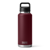 YETI Rambler 36 oz Bottle With Chug Cap in color Wild Vine Red.